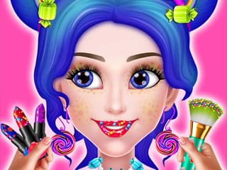 Candy Makeup Fashion Girl