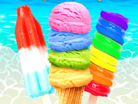 Jogo Rainbow Ice Cream And Popsicles no Jogos 360