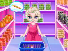 Baby Elsa In Kitchen