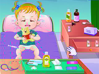 Baby Hazel Goes Sick