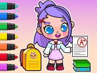 Coloring Book: Avatar School Day