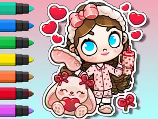 Coloring Book: Avatar World Rose Pajamas