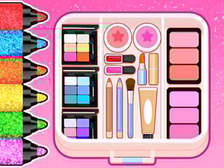 Coloring Book: Makeup Tidy