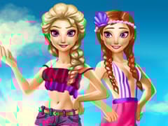 Elsa And Anna Summer Vacation