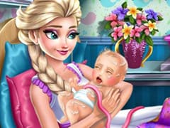 Frozen Elsa Birth Caring