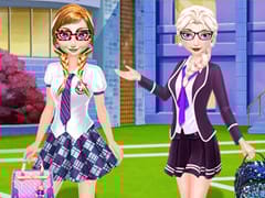 Frozen Sisters Back To School