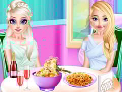 Frozen Sisters Delicious Lunch