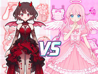 Glam Girl Clash: 2Player Style Studio