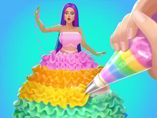 Icing On Doll Cake