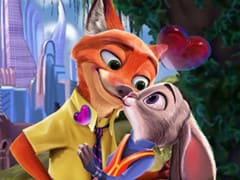Judy And Nick Kissing