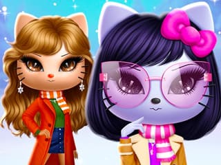 Kitty Squad Winter Dress Up