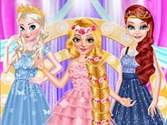 Long Hair Princess Prom