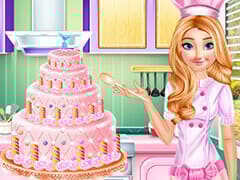 Princess Anna Cooking Cake