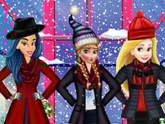 Princesses Winter Shopping