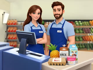 Supermarket Management Simulator