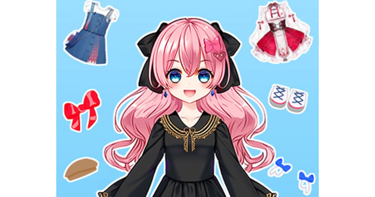 Chibi girl dress sales up