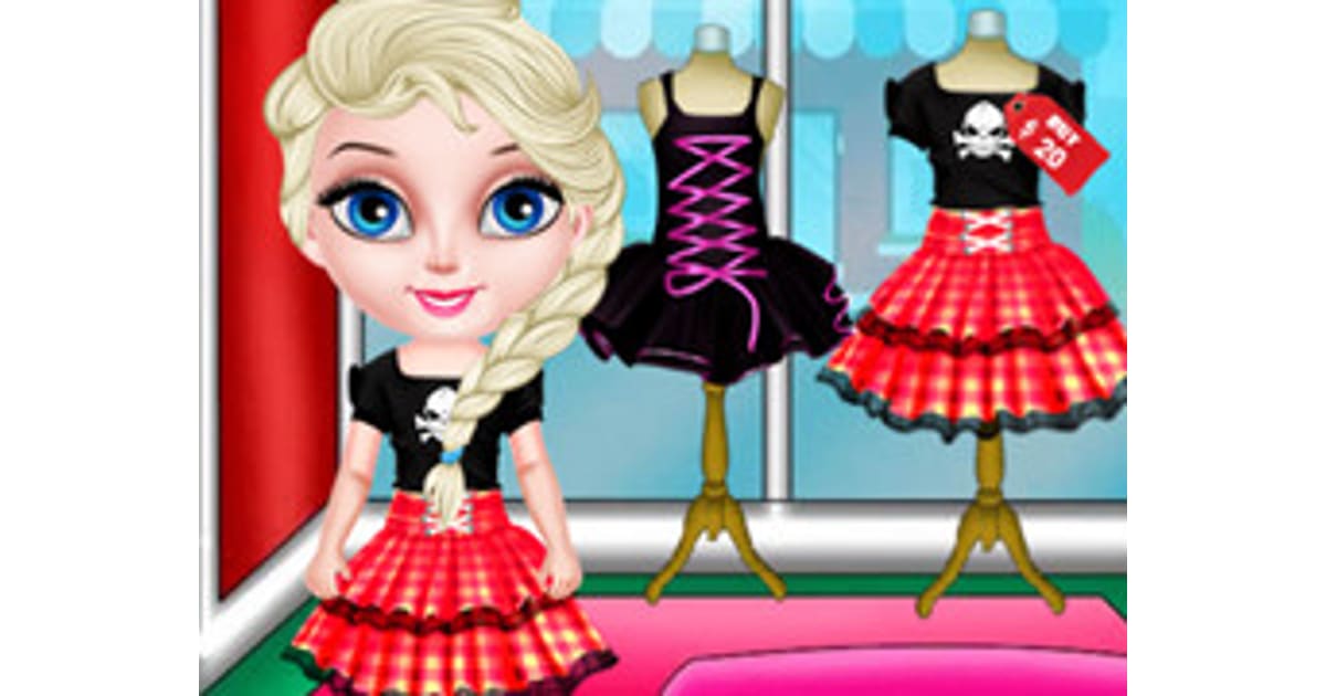 Baby Elsa Shopping For Holiday - Play Now For Free