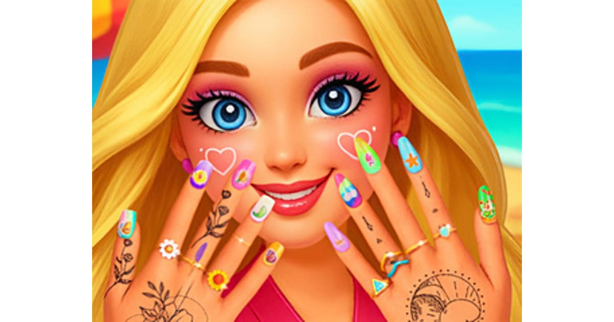 Barbee Summer Nails - Free Nail Salon Games
