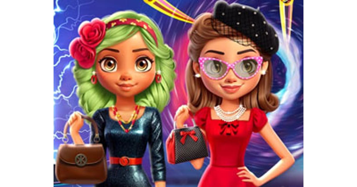 BFFs Retro Time Travel Fashion - Free Game Online