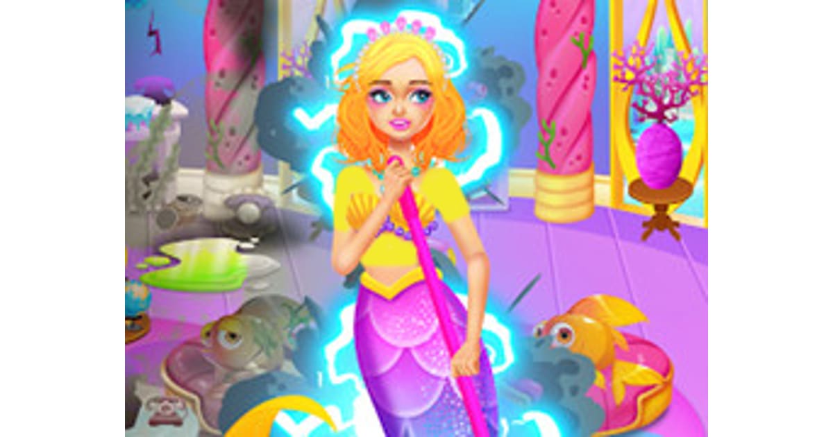 Mermaid House Cleaning And Decorating - Play Now For Free