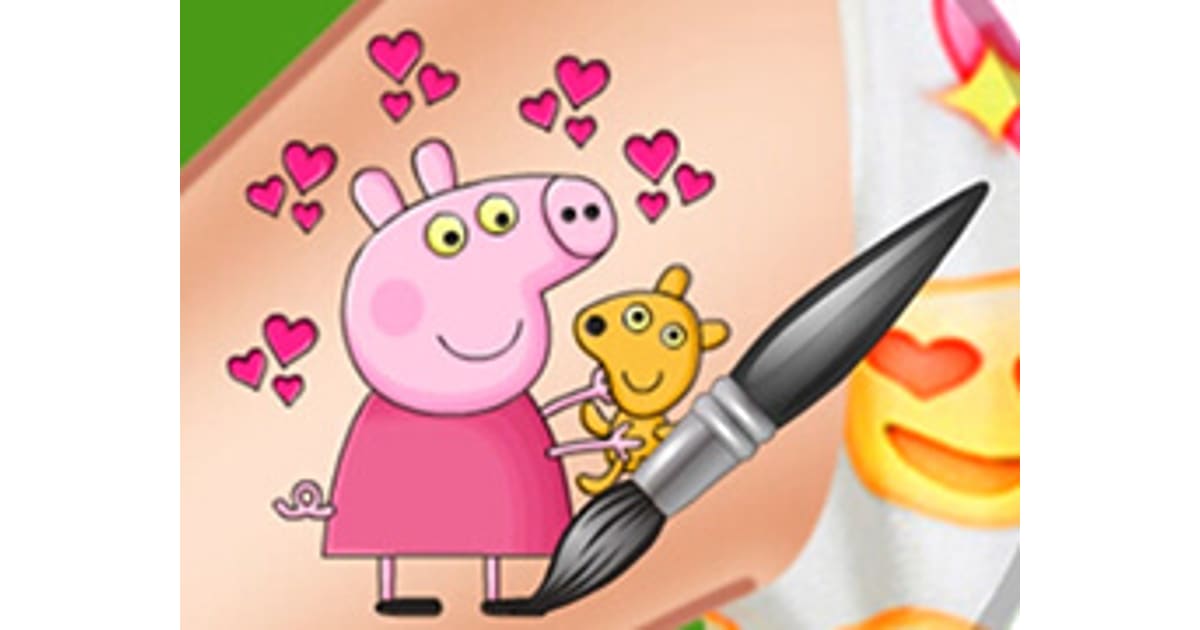 Peppa Pig Tattoo Studio - Play Now For Free