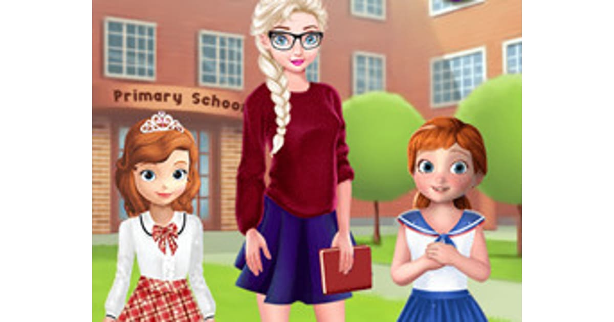 Princess Elsa Teacher's Day - Play Now For Free