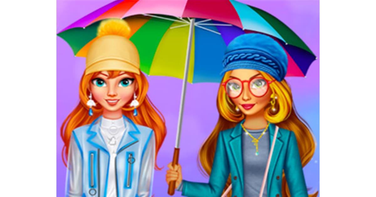 Super Girls My Rainy Day Outfits - Free Girls Game