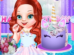 Baby Ariel's Unicorn Birthday Party