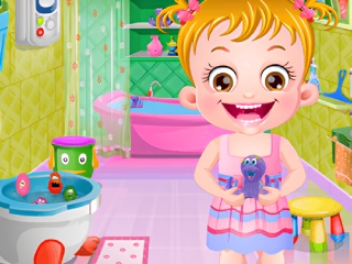 Baby Hazel Bathroom Hygiene