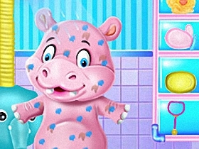 Baby Hippo Dental Care - Click Jogos