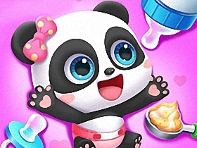 Baby Panda Girl Caring