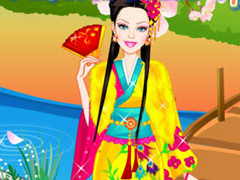 Barbie Japanese Princess Dress Up