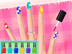 Barbie's Nail Salon Makeover