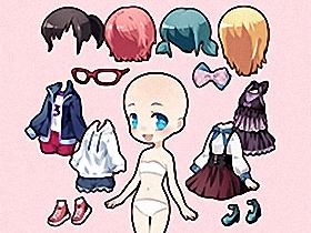 Chibi Anime Princess Doll