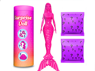 Color Reveal Mermaid Doll