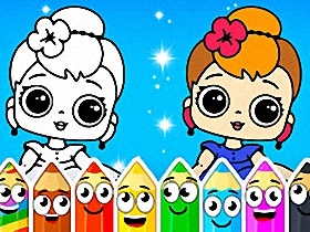 Coloring Dolls