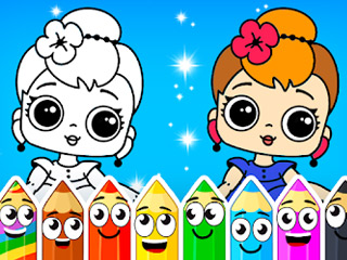 Coloring Dolls