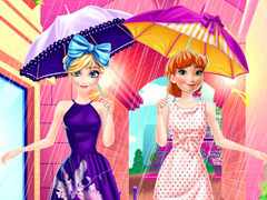 Elsa And Anna Paris Shopping