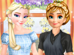 Elsa And Anna Work Dress Up