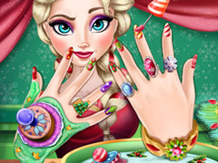 Elsa Christmas Manicure