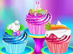 Elsa Easter Cupcake Cooking