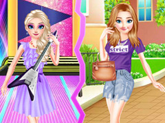 Frozen Sisters Street Style VS Stage Style