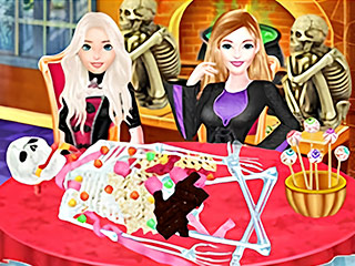 Girls Halloween Food Cooking