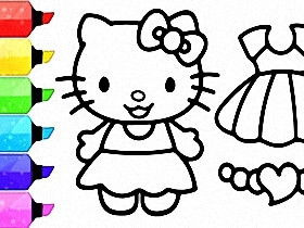 Hello Kitty Coloring Book