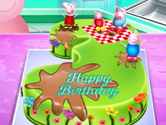 Peppa Pig Birthday Cake Cooking