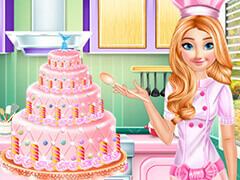 Princess Anna Cooking Cake