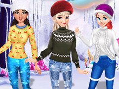 Princesses Cute Winter Sweater