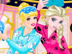 Princesses Pajama Party Funny Faces