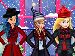 Princesses Winter Shopping