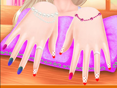 Queen Elsa Glaring Manicure